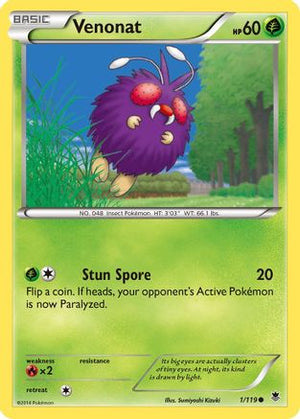 Venonat 1/119 - Phantom Forces - Poke-Collect