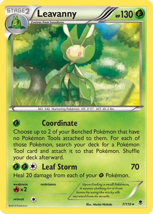 Leavanny 7/119 - XY  Phantom Forces - Poke-Collect