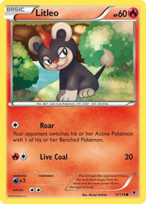 Litleo 11/119 - XY  Phantom Forces Reverse Holofoil