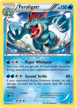 Feraligatr 17/119 - Phantom Forces Reverse Holofoil - Poke-Collect