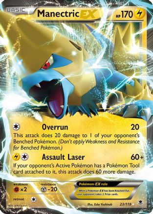 Manectric EX 23/119 - XY  Phantom Forces Holofoil - Poke-Collect