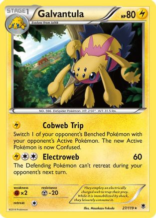 Galvantula 27/119 - XY  Phantom Forces - Poke-Collect