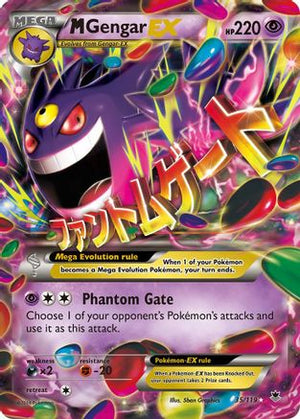 M Gengar-EX 35/119 - Phantom Forces Holofoil - Poke-Collect