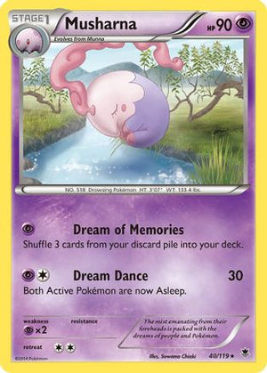 Musharna 40/119 - Phantom Forces Reverse Holofoil - Poke-Collect