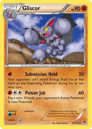 Gliscor 47/119 - XY  Phantom Forces Reverse Holofoil - Poke-Collect