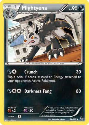 Mightyena 54/119 - Phantom Forces - Poke-Collect