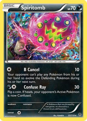 Spiritomb 55/119 - Phantom Forces Reverse Holofoil - Poke-Collect