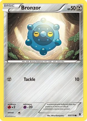 Bronzor 60/119 - XY  Phantom Forces - Poke-Collect