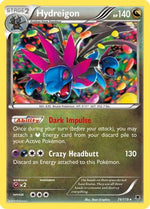 Hydreigon 74/119 - XY  Phantom Forces Reverse Holofoil - Poke-Collect
