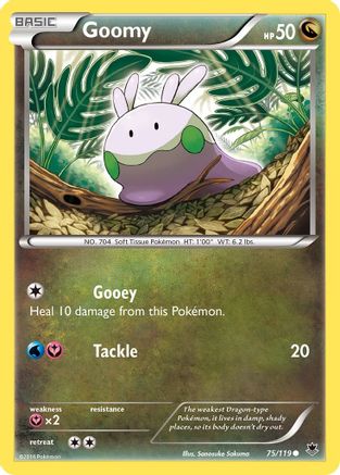 Goomy 75/119 - XY  Phantom Forces Reverse Holofoil - Poke-Collect