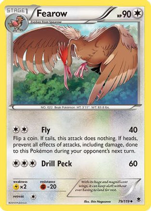 Fearow 79/119 - XY  Phantom Forces - Poke-Collect