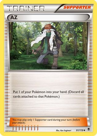 AZ 91/119 - XY  Phantom Forces Reverse Holofoil - Poke-Collect