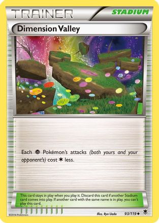Dimension Valley 93/119 - XY  Phantom Forces Reverse Holofoil - Poke-Collect