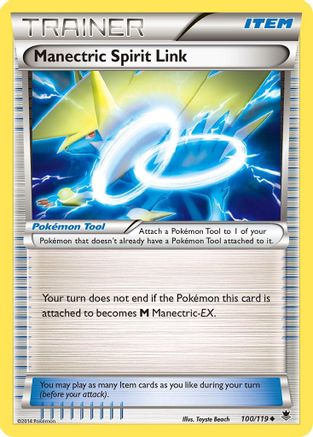 Manectric Spirit Link 100/119 - XY  Phantom Forces Reverse Holofoil - Poke-Collect