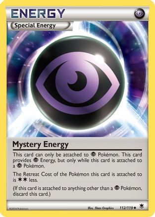 Mystery Energy 112/119 - XY  Phantom Forces - Poke-Collect