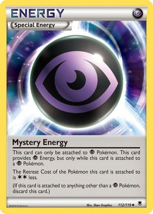 Mystery Energy 112/119 - XY  Phantom Forces - Poke-Collect