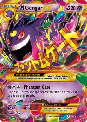 M Gengar-EX 121/119 - Phantom Forces Holofoil - Poke-Collect