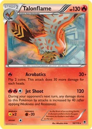Talonflame - 10/119 (XY Phantom Forces) 10 - Deck Exclusives Holofoil - Poke-Collect