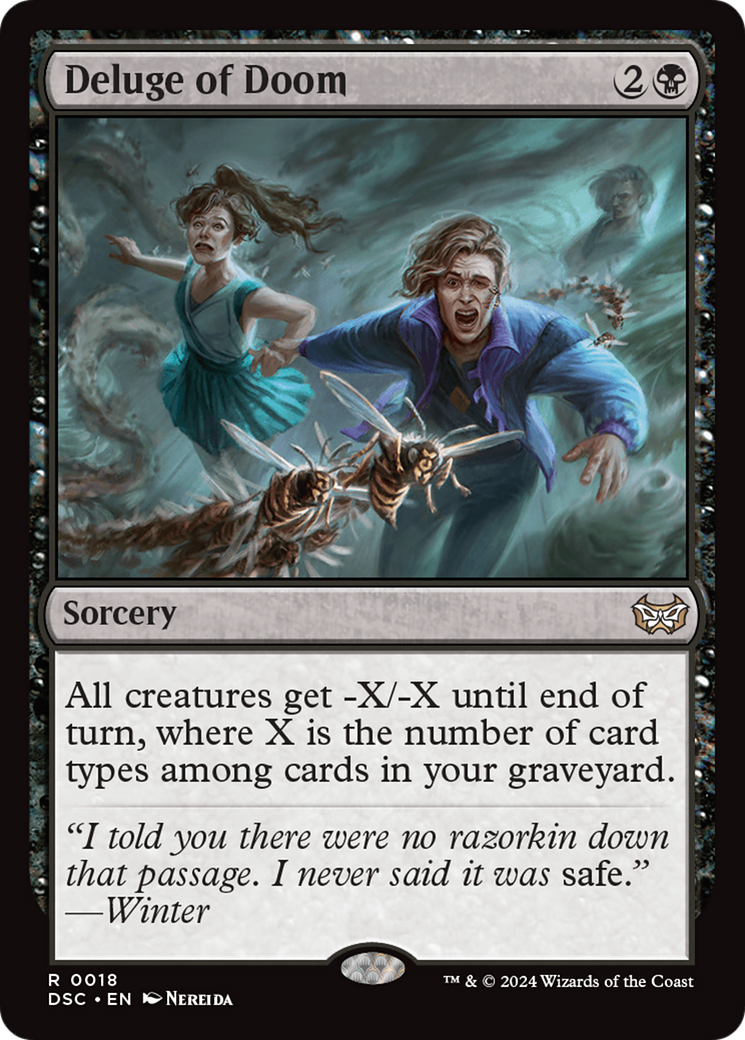 Deluge of Doom (DSC-018) - Duskmourn: House of Horror Commander - Poke-Collect