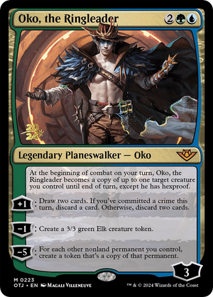 Oko, the Ringleader (PRE-223) - Outlaws of Thunder Junction Promos Foil - Poke-Collect