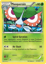 Masquerain 14/160 - XY  Primal Clash Reverse Holofoil - Poke-Collect