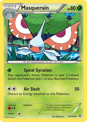 Masquerain 14/160 - Primal Clash - Poke-Collect