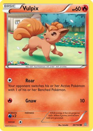 Vulpix 20/160 - Primal Clash Reverse Holofoil - Poke-Collect