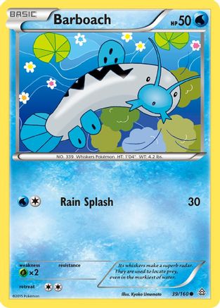 Barboach 39/160 - XY  Primal Clash - Poke-Collect