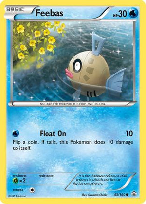 Feebas 43/160 - XY  Primal Clash - Poke-Collect