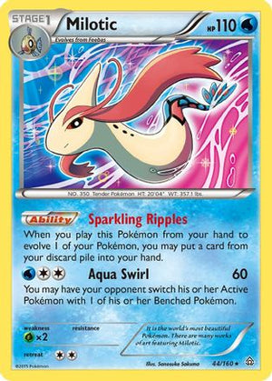 Milotic 44/160 - Primal Clash Reverse Holofoil - Poke-Collect