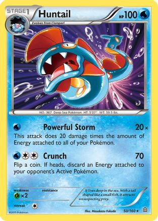 Huntail 50/160 - XY  Primal Clash Reverse Holofoil - Poke-Collect