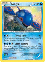 Kyogre 53/160 - XY  Primal Clash - Poke-Collect