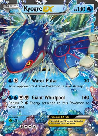 Kyogre-EX 54/160 - Primal Clash Holofoil - Poke-Collect