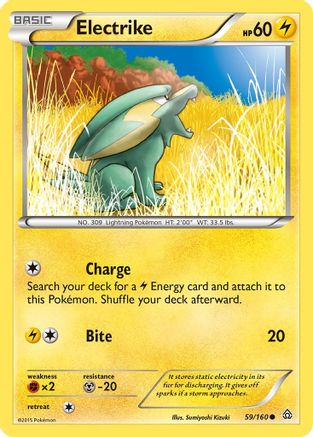 Electrike 59/160 - XY  Primal Clash - Poke-Collect