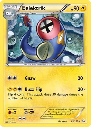 Eelektrik 63/160 - XY  Primal Clash - Poke-Collect