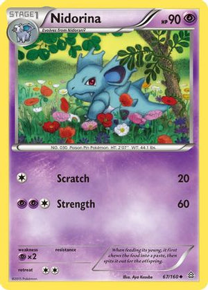 Nidorina 67/160 - Primal Clash - Poke-Collect