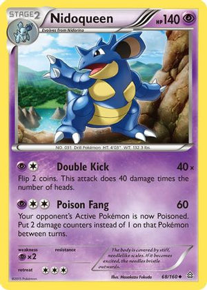 Nidoqueen 68/160 - XY  Primal Clash - Poke-Collect