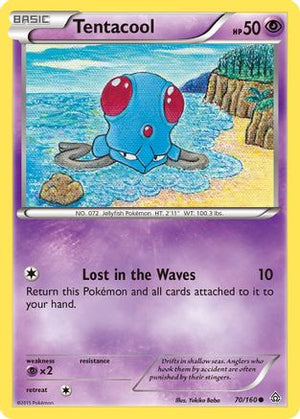 Tentacool 70/160 - Primal Clash Reverse Holofoil - Poke-Collect