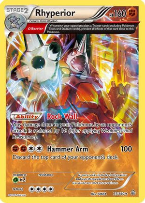 Rhyperior 77/160 - Primal Clash Holofoil - Poke-Collect