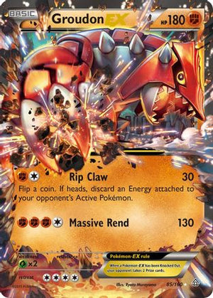 Groudon-EX 85/160 - Primal Clash Holofoil - Poke-Collect
