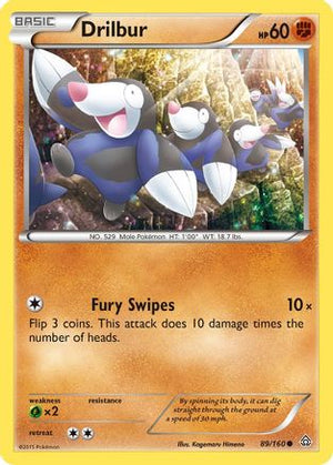 Drilbur 89/160 - XY  Primal Clash - Poke-Collect