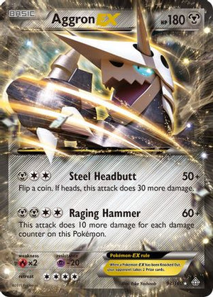 Aggron EX 93/160 - XY  Primal Clash Holofoil