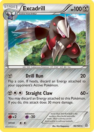 Excadrill 96/160 - Primal Clash Reverse Holofoil - Poke-Collect
