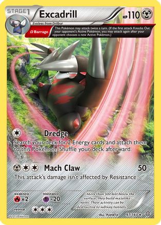 Excadrill (Omega) 97/160 - XY  Primal Clash Holofoil - Poke-Collect
