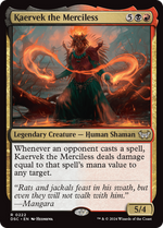 Kaervek the Merciless (DSC-222) - Duskmourn: House of Horror Commander - Poke-Collect
