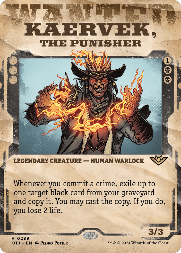 Kaervek, the Punisher (OTJ-289) - Outlaws of Thunder Junction: (Showcase) (Borderless) - Poke-Collect