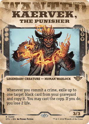 Kaervek, the Punisher (OTJ-289) - Outlaws of Thunder Junction: (Showcase) (Borderless) - Poke-Collect