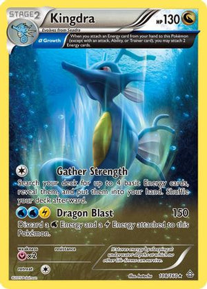 Kingdra (Alpha) 108/160 - XY  Primal Clash Reverse Holofoil - Poke-Collect