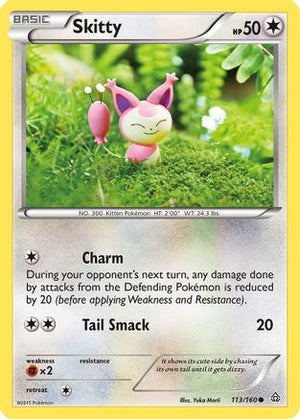 Skitty 113/160 - Primal Clash Reverse Holofoil - Poke-Collect