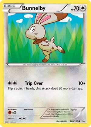 Bunnelby 120/160 - XY  Primal Clash - Poke-Collect